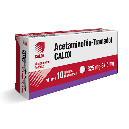 ACETAMINOFEN-TRAMADOL 325MGMG/37,5MG X 10 TAB. CALOX