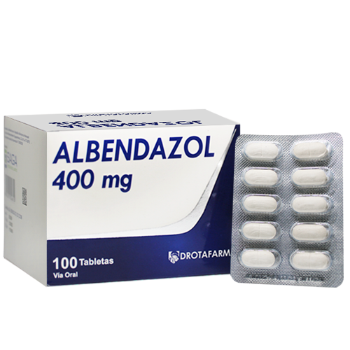 ALBENDAZOL 400 MG X 10 TAB DROTAFARMA