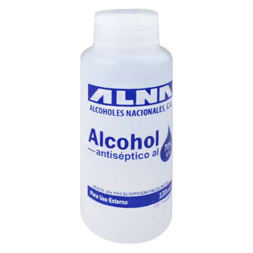 ALCOHOL X 120 ML  ALNA-ZERO