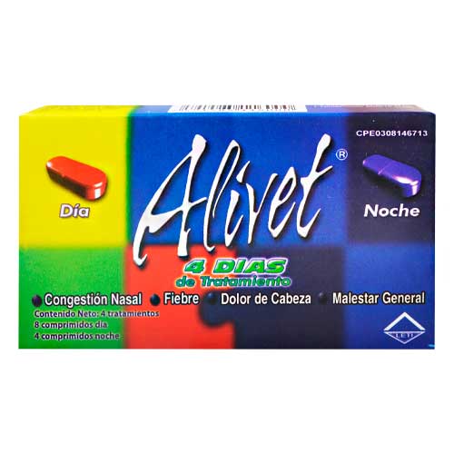 ALIVET NOCHE Y DIA X 12 TAB