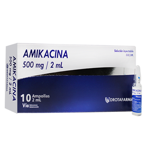 AMIKACINA 500MG/ 2ML X 1 AMP DROTAFARMA