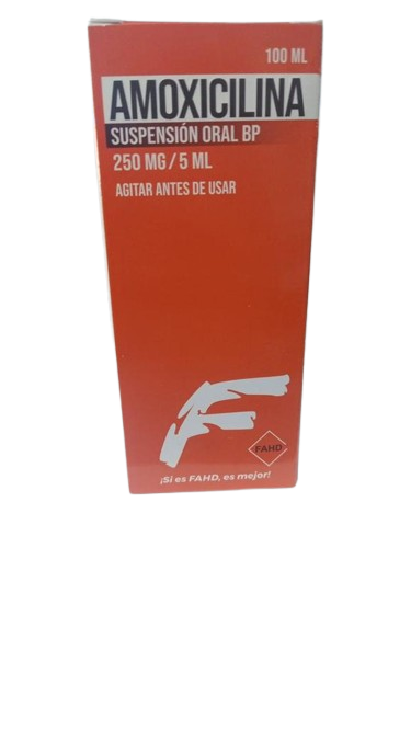 AMOXICILINA SUSP. 250 MG/5ML X 100 ML FAHD