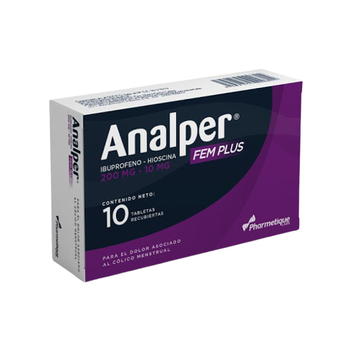 ANALPER FEM PLUS 10TAB IBUPROFEN HIOSCINA