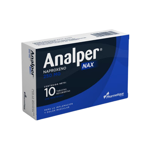 ANALPER NAX NAPROXENO 250 MG X 10 CAP