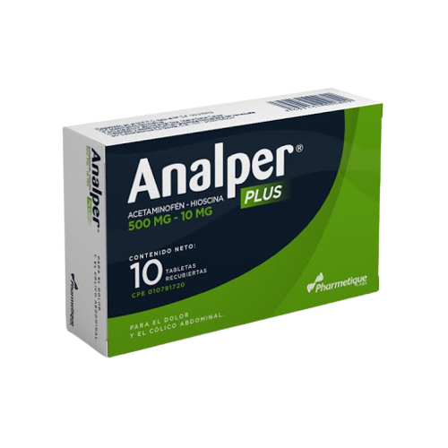 ANALPER PLUS ACETAMINOFEN+HIOSCINA X 10 TAB