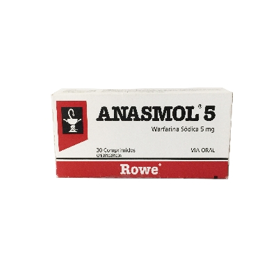 ANASMOL 5 MG X 30 COMP WARFARINA