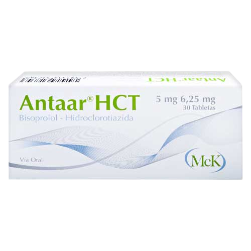 ANTAAR BISOPROLOL  5MG +HCT 6,25MG X 30 TAB. 