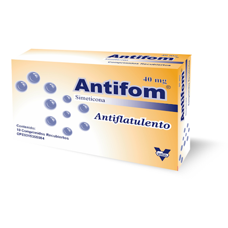 ANTIFOM 40 MG X 10 TAB SIMETICONA