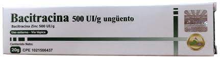 BACITRACINA 500UI UNGUENTO X 20 GR DAC