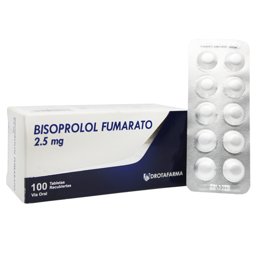 BISOPROLOL 2,5 MG X 10 TAB. DROTAFARMA