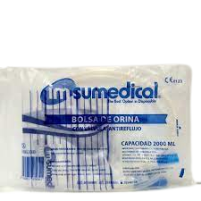 BOLSA RECOLECTORA DE ORINA 2.000 ML