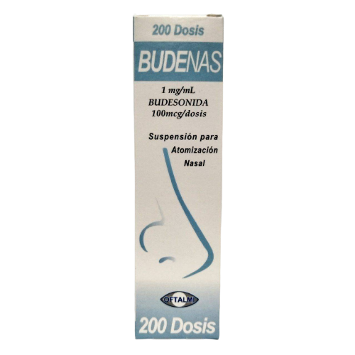 BUDENAS (BUDESONIDA) SUSP./ ATOMIZADOR NASAL 200 DOSIS