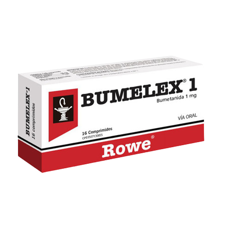 BUMELEX 1 MG X 16 COMP BUMETANIDA