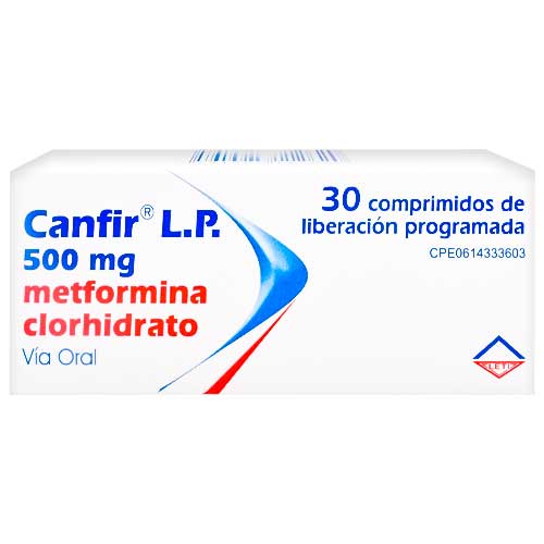 CANFIR LP (METFORMINA) 500 MG X 30 TAB. LETI