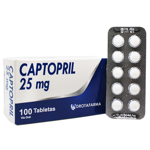 CAPTOPRIL  25 MG X 10 TAB DROTAFARMA