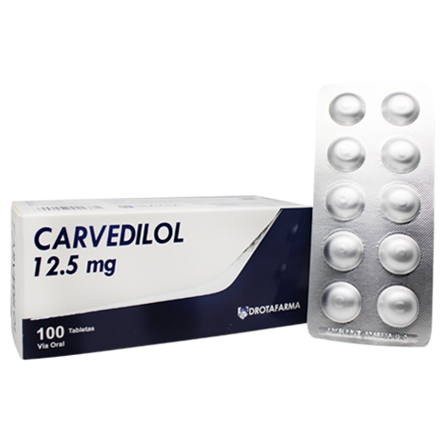 CARVEDILOL 12,5 MG X 10 TAB DROTAFARMA