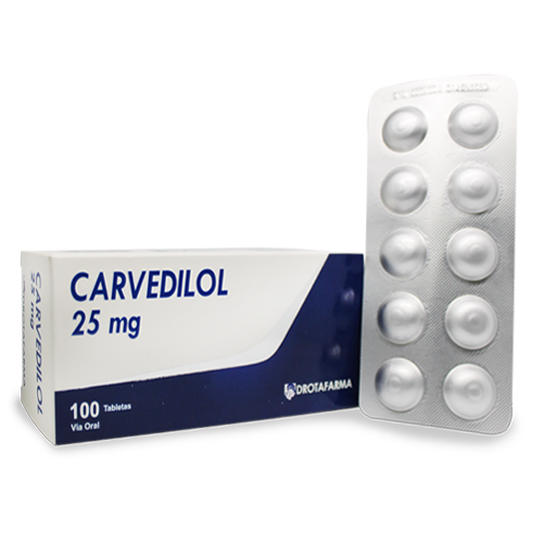 CARVEDILOL 25 MG X 10 TAB DROTOFARMA
