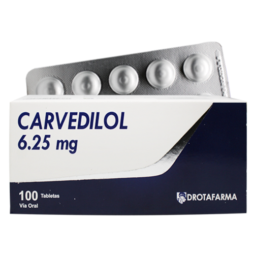 CARVEDILOL 6,25 MG X 10 TAB DROTAFARMA