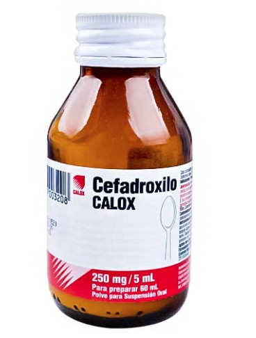 CEFADROXILO 250MG/5ML JBE. X 60ML CALOX