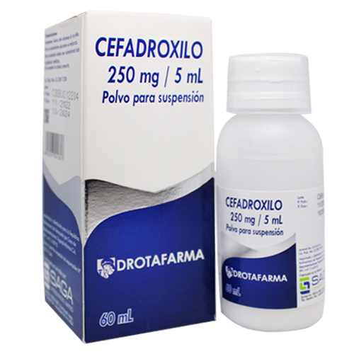 CEFADROXILO 250MG/5ML SUSP 60ML ALESS