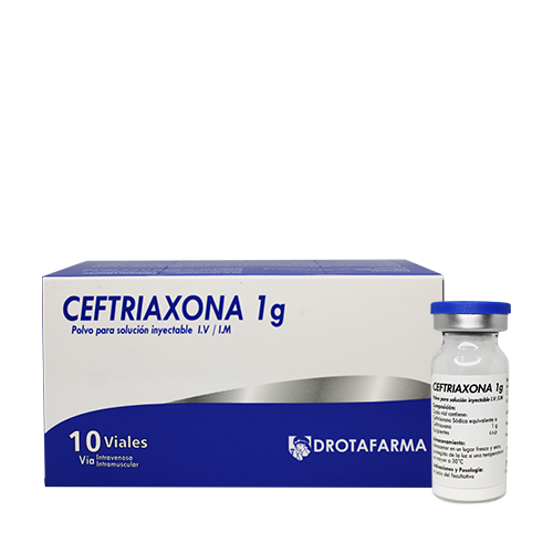 CEFTRIAXONA 1GR X 1 AMP I.V- I.M DROTAFARMA