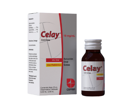 CELAY (CETIRIZINA) 10MG/ML SOLUCION GOTAS 15ML