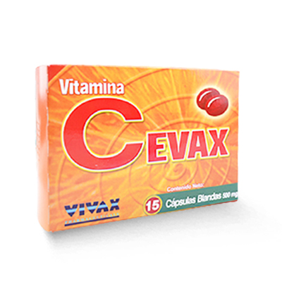 CEVAX 500 MG X 15 CAPSULAS VITAMINA C