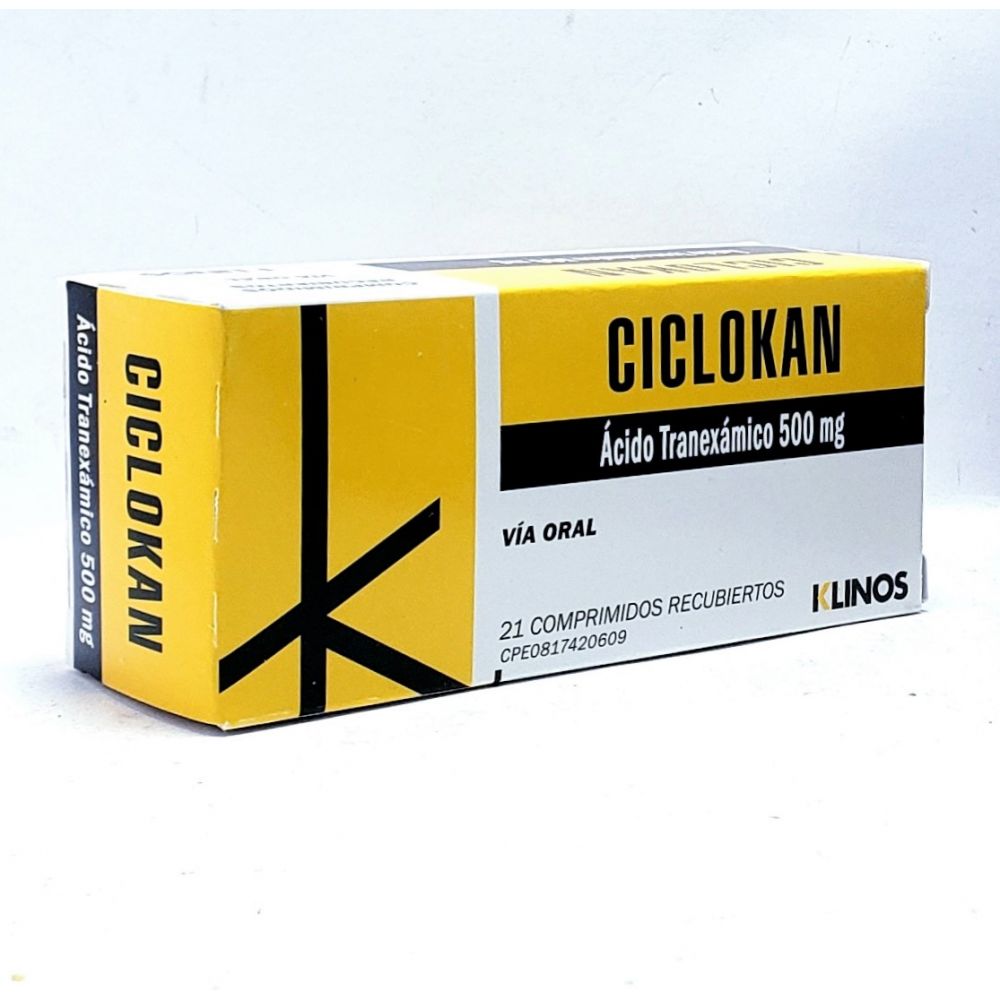 CICLOKAN (ACIDO TRANEXAMICO) 500 MG X 21 TAB.