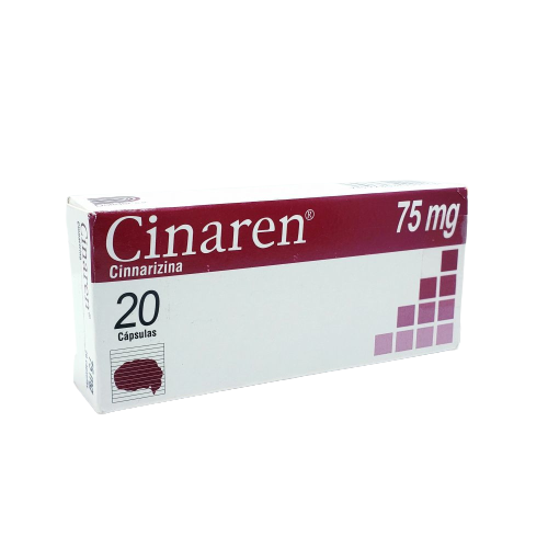 CINAREN (CINNARIZINA) 75MG X 20 CAP. DOLLDER