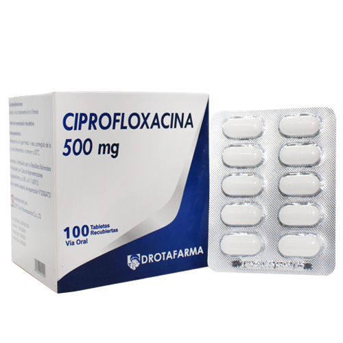 CIPROFLOXACINA 500MG X 10 TAB DROTAFARMA ARTE MEDICO