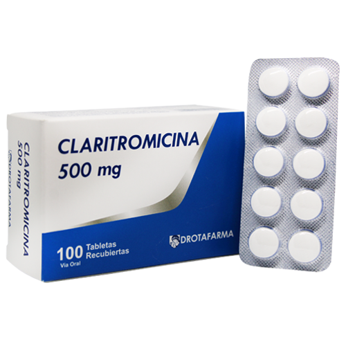 CLARITROMICINA 500 MG X 10 TAB DROTAFARMA