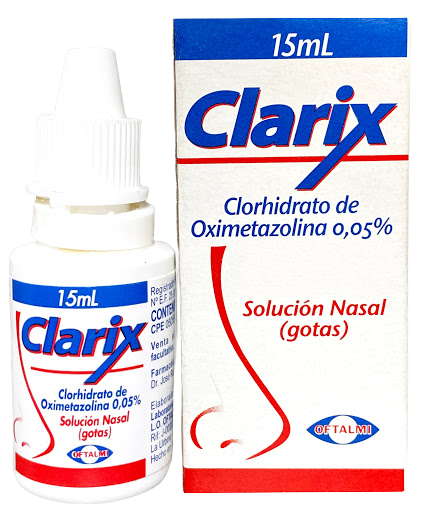CLARIX OXIMETAZOLINA 0,05% SOL NASAL ADULTO X 15ML GENCER