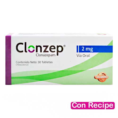 CLONZEP 2 MG X 30 TAB CLONAZEPAM