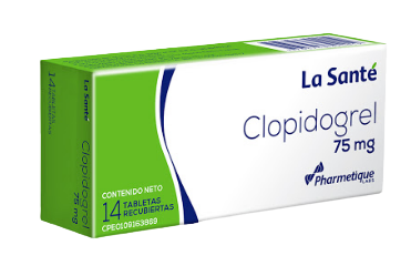 CLOPIDOGREL 75MG X 14 TAB LA SANTE