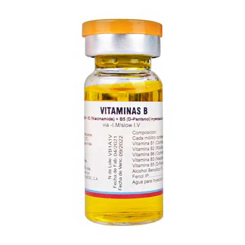 COMPLEJO B 10 CC X 1 AMP. IV. BENUCOMPLEX B12 BIOGLAS