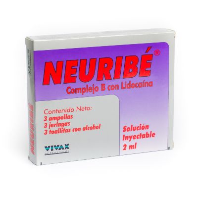 NEURIBE COMPLEJO B X 3 AMP. VIVAX