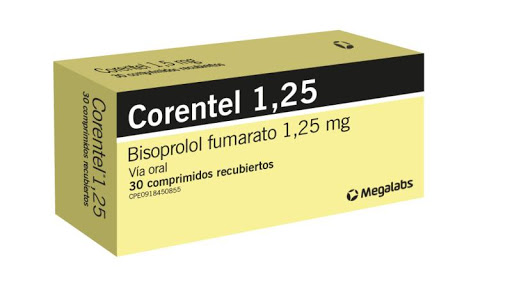 CORENTEL ( BISOPROLOL) 1.25 MG X 30 COMP