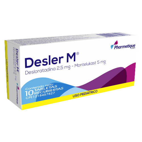 DESLER M PED 2,5MG/5MG X 10 TAB DESLORATA MONTELUK