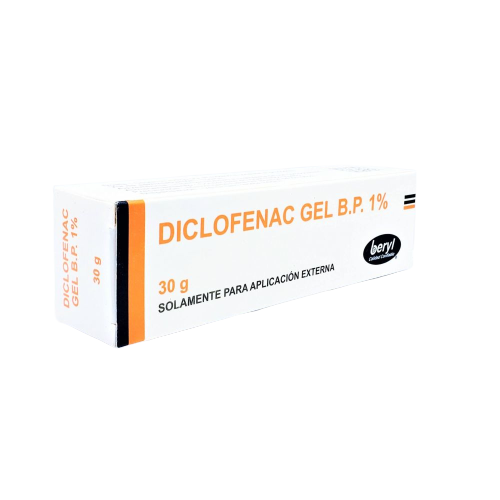 DICLOFENAC GEL AL 1% X 30 GR. DIFENAC- BERYL- UNILINK