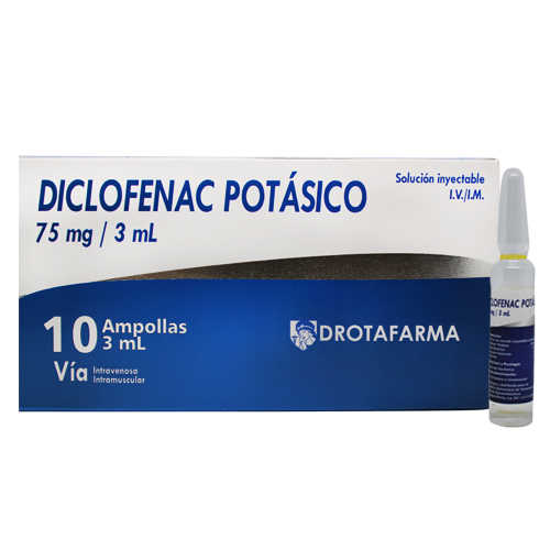 DICLOFENAC POTASICO 75MG/3ML X 1 AMP.DROTAFARMA