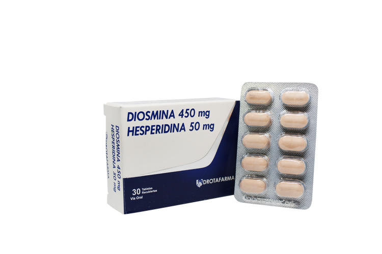 DIOSMINA + HESPERIDINA 450MG/50MG X 10 TAB DROTAFARMA