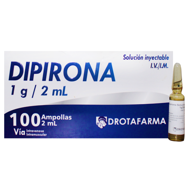 DIPIRONA 1GR/2ML X 1 AMP. I.M/I.V