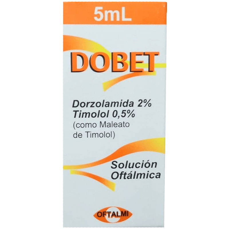 DOBET (DORZOLAMIDA+TIMOLOL) SOL. OFT. X 5 ML