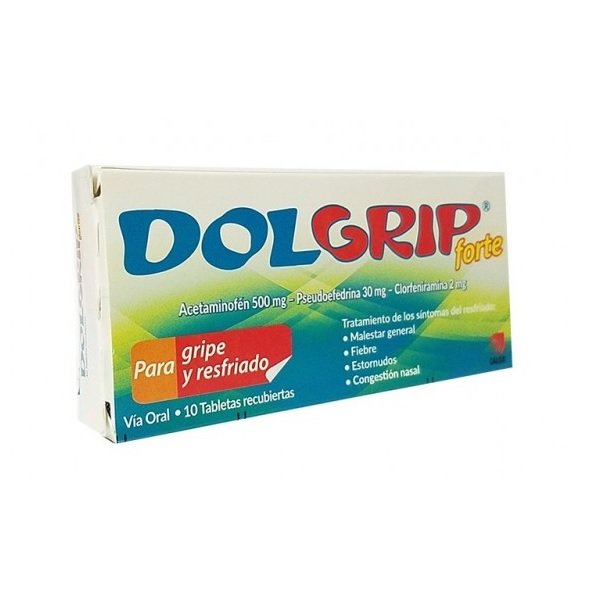 DOLGRIP FORTE X 10 TAB.