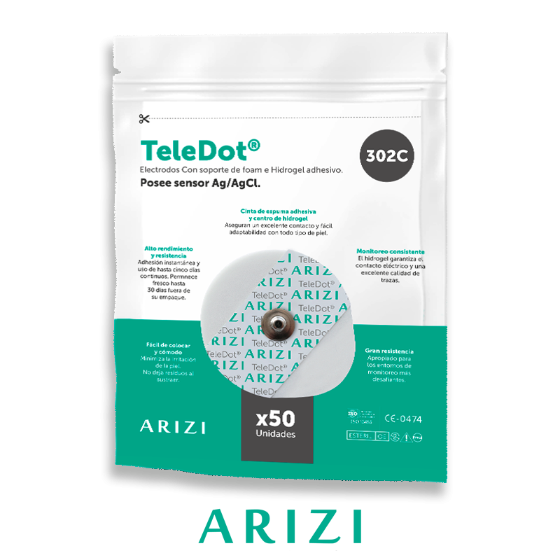 ELECTRODO CIRCULAR ECG ADULTO X 1 UND.