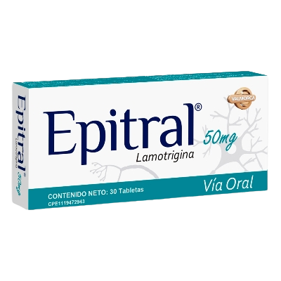 EPITRAL 50 MG X 30 TAB LAMOTRIGINA