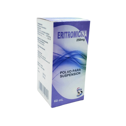 ERITROMICINA 250MG/5ML SUSP X 60ML