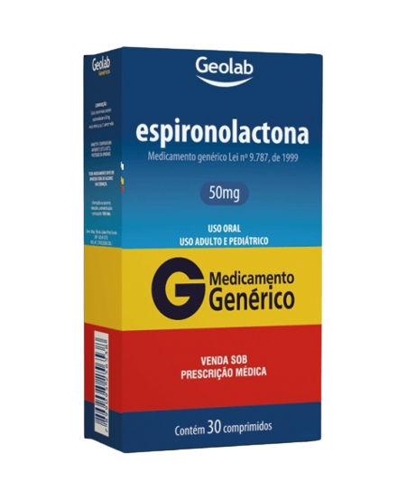 ESPIRONOLACTONA 50 MG X 15 TAB. (GEOLAB)