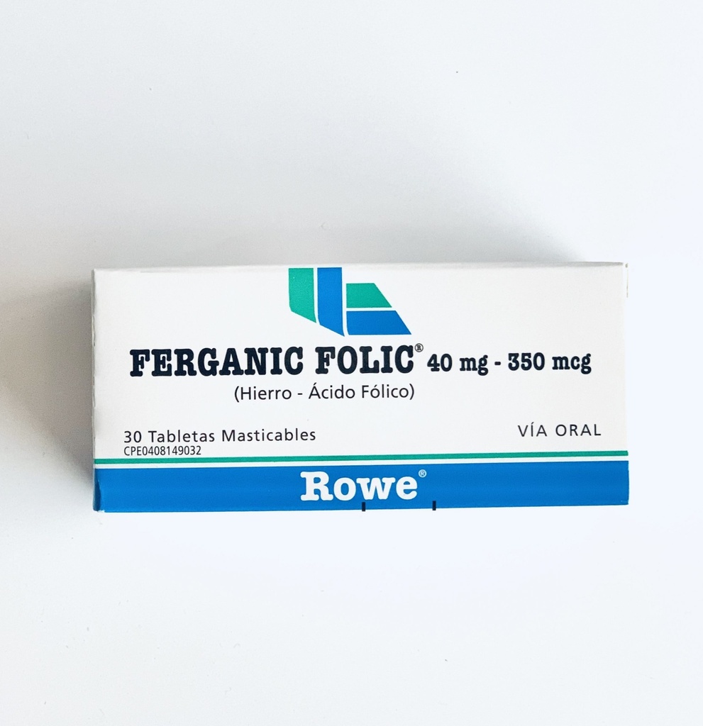 FERGANIC FOLIC 40MG/350MG X 30 TAB. MAST