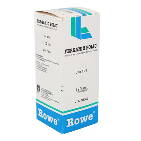 FERGANIC FOLIC JBE 120 CC HIERRO
